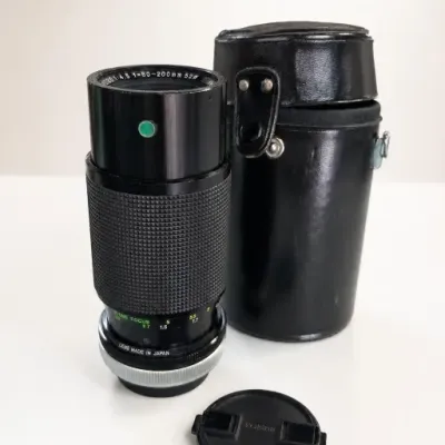 Camera Zoom Lens with Case and Cap