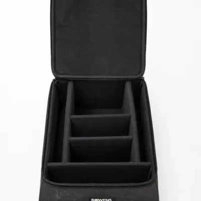 Black Padded Camera Equipment Case with Dividers