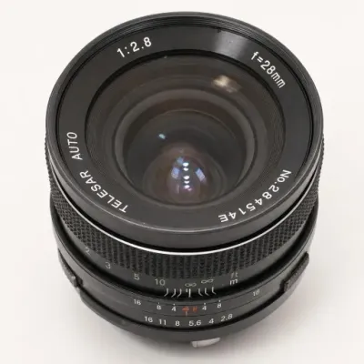 Tele-Sar Auto 28mm f/2.8 Camera Lens