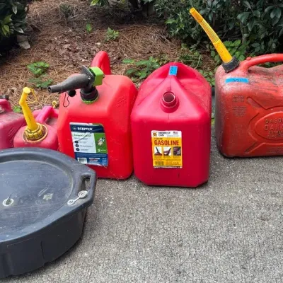 Various Fuel Containers 