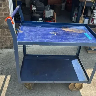 Hand held utility cart