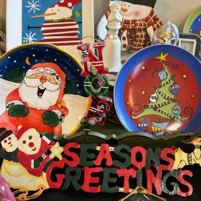 Massive Lot Of Christmas Decor