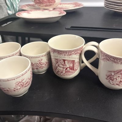 Sale Photo Thumbnail #492: 8 large plates 
12 bowls 
8 small plates
3 saucers
5 cups