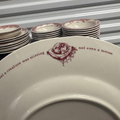 Sale Photo Thumbnail #495: 8 large plates 
12 bowls 
8 small plates
3 saucers
5 cups