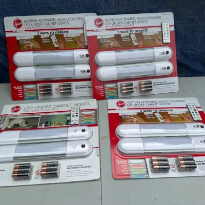 Battery-powered, Motion-activated under cabinet lights