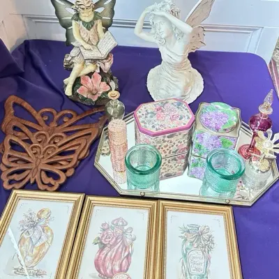 Fairy & Floral Decor with Vanity Tray
