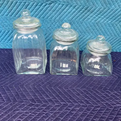 Set of Storage Jars & Lids
