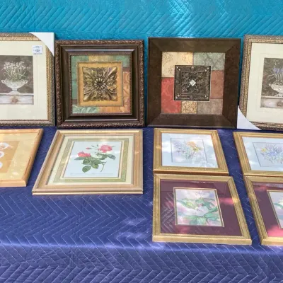 Ten Framed Pictures 