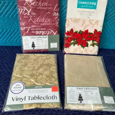 Four New Tablecloths 