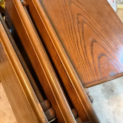 Wood TV Trays, Set Of 4