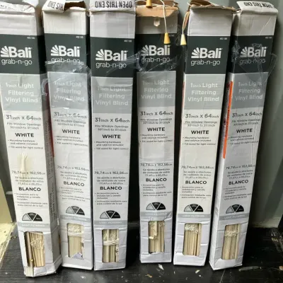 Six Bali Blinds