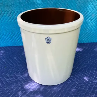 Five Gallon Ceramic Crock 