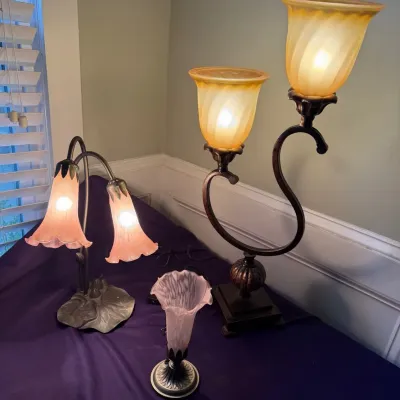 Tiffany Lamp reproduction, +
