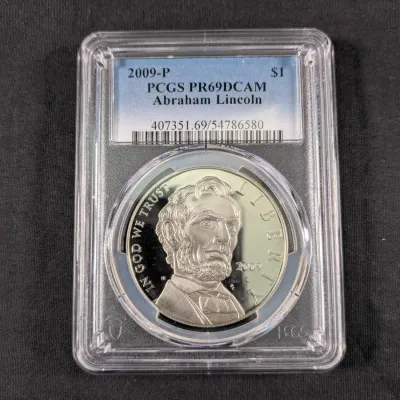 2009-P $1 Silver Proof US Mint Commemorative - PR-69 DCAM By PCGS