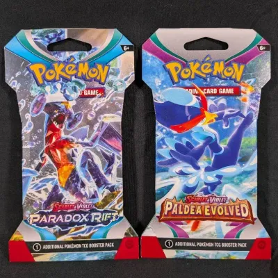Factory Sealed Pokemon Scarlet & Violet ~ (1) Paldea Evolved & (1) Paradox Rift