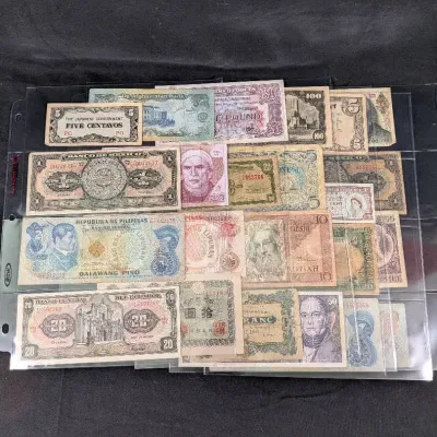 (25) Old Foreign Notes - Great Selection!