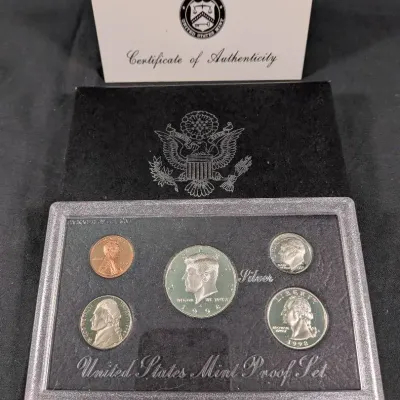 1998-S Silver US Mint Proof Set - All Original Silver Set