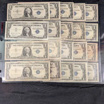 (20) 1935 & 1957 $1 Silver Certificates