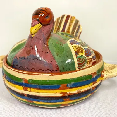 Mexico Covered Turkey Casserole Dish