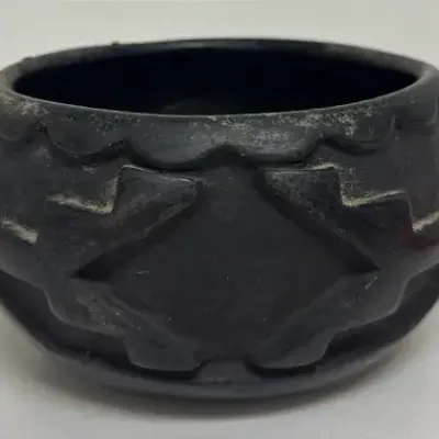 Santa Clara Blackware Bowl