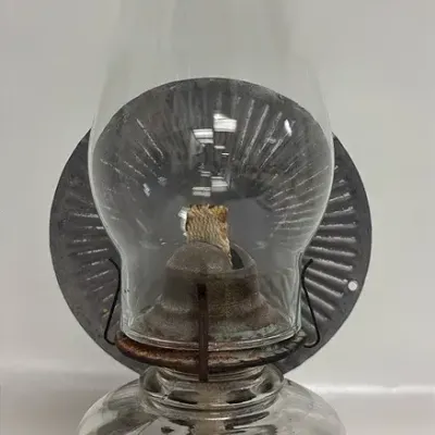 Antique Queen Mary Style Oil Lamp #2