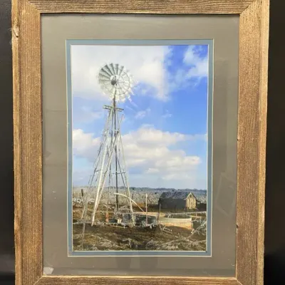 Outdoor Farm House Framed Artwork 