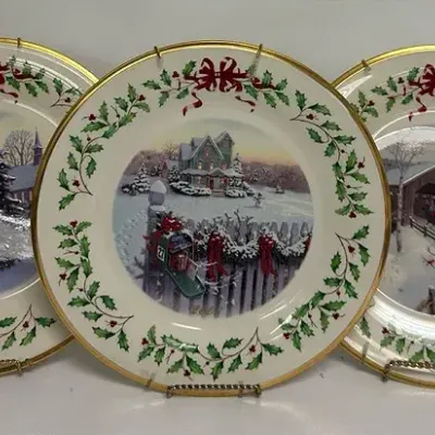 “Lenox” Holiday Plates #2