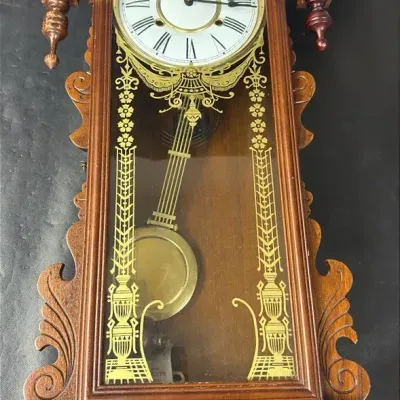 Vintage Korean Wall Clock 
