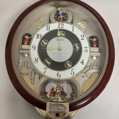 “Seiko” Melodies in Motion Beatles Wall Clock 