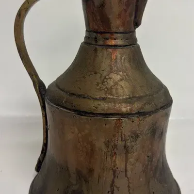 Antique Copper & Brass Pitcher 