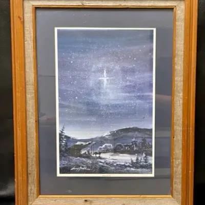 “Silent Night” by Danny Gamble, Signed, Framed and Numbered Print