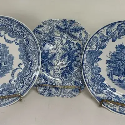 Vintage Spode and “Spode Blue Room Collection” Plates 