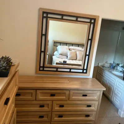 Magnussen Long Dresser And Mirror