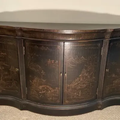 Appears To Be Ethan Allen Vivianne Serpentine Console