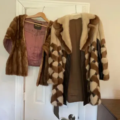 Two Vintage Fur Coats 