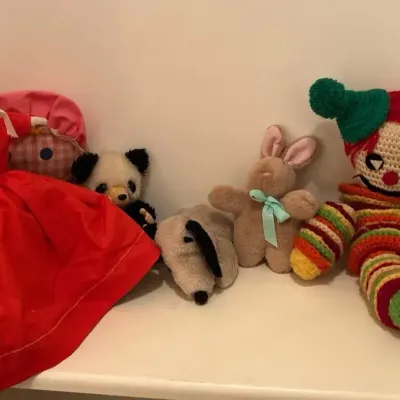 Vintage Dolls And Plush Including Little Red Riding Hood