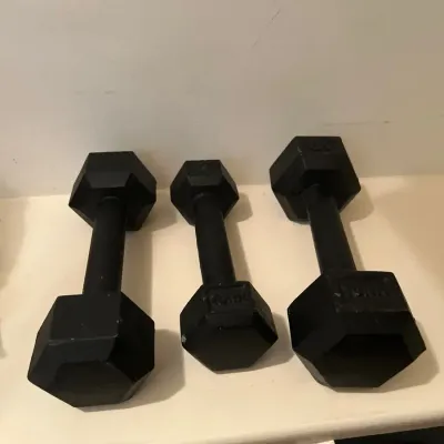 Set Of Hand Weights By York 5, 8, 10 Lb