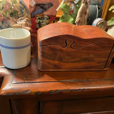 mystery puzzle box black walnut