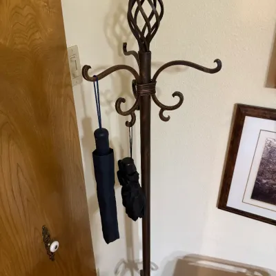 metal coat rack