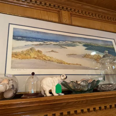 water color beach scene artwork