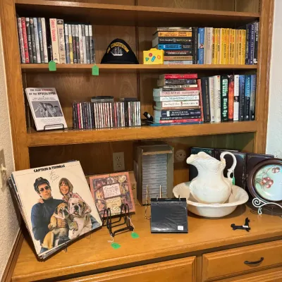 books records cassettes cds and more