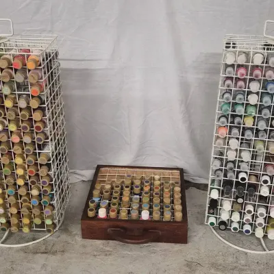 Huge Paint Lot + Storage Racks