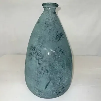 Vintage Spanish Art Deco Glass Vase