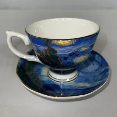 Vincent Van Gogh Starry Night Cup & Saucer