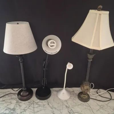4 Eclectic Lamps