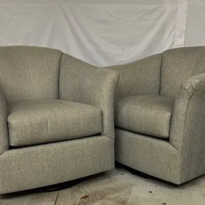 2 Comfy Rotating Chairs - UrbanStudio by Norwalk Furniture