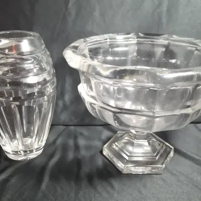 Two Large Crystal Pieces