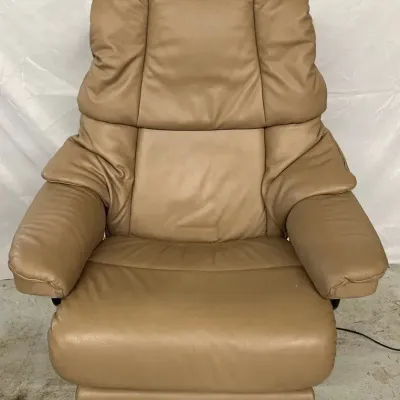 Tan Electric Recliner