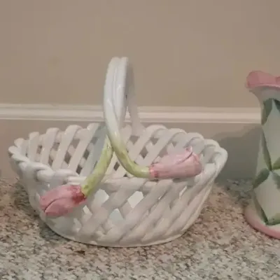 Vintage Ceramic Tulip Decor Lot
