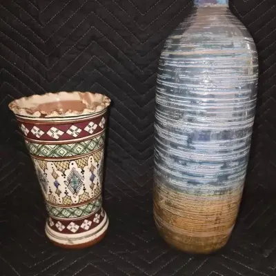 Two Unique Ceramic Vases